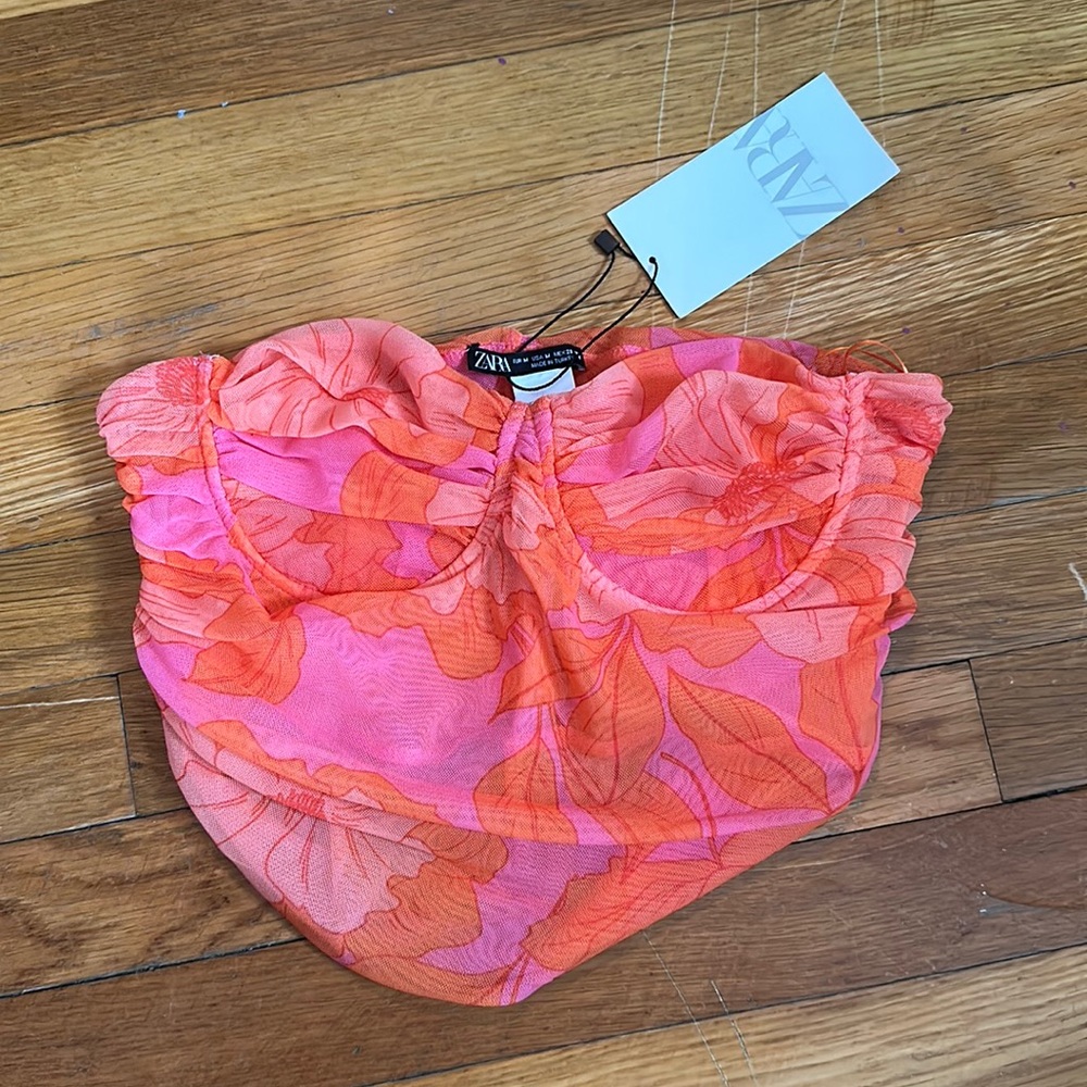 Zara Tulle Corset Top